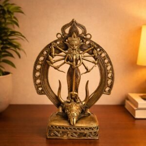 Mahishasura Mardini Dokra Idol