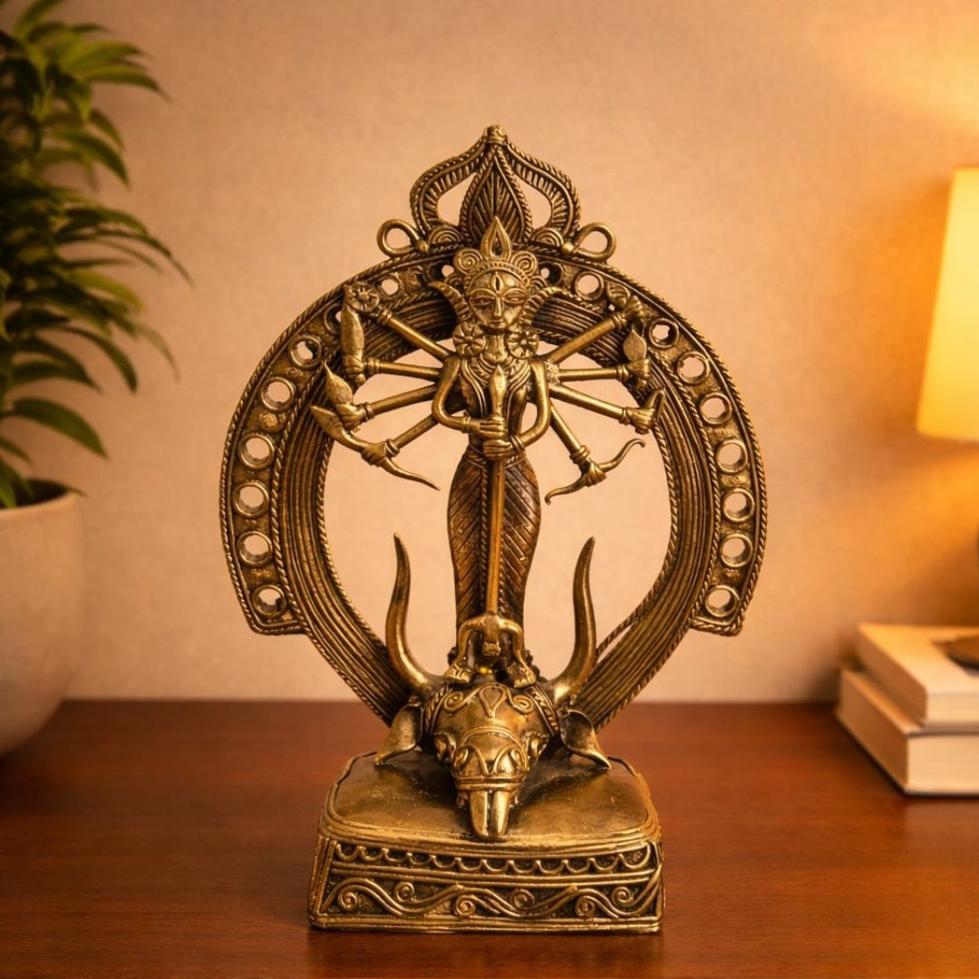 Rustic Rhythm Tribal Figurine