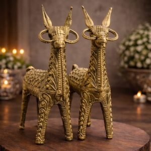 Heritage Dokra Horse Pair