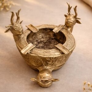 Dokra Deer Art Ashtray