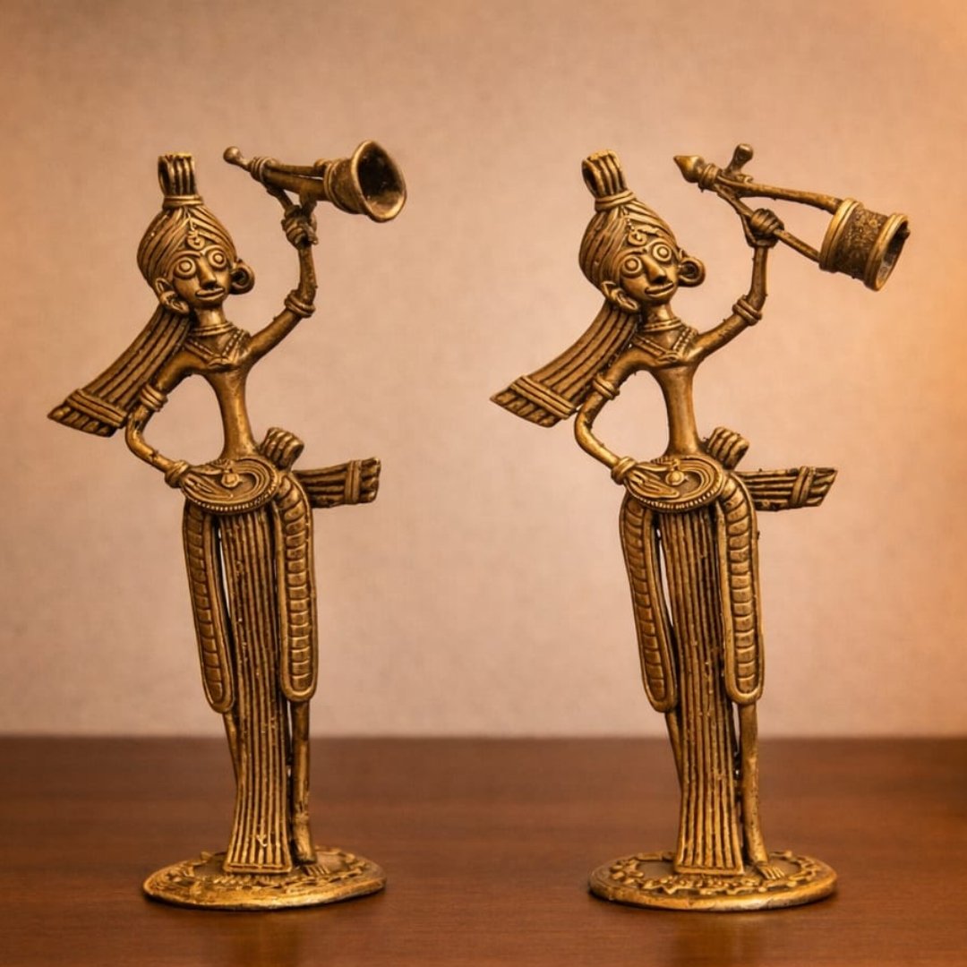 Folk Music Dokra Figurines
