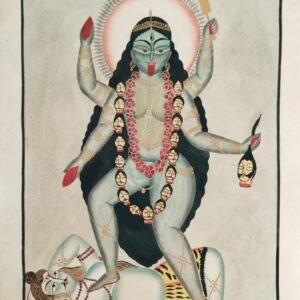 Kali Standing on Shiva