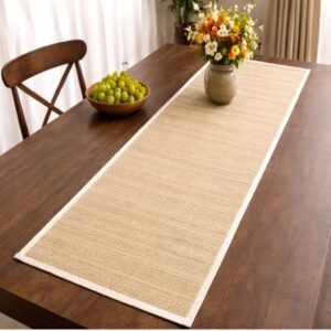Natural Elegance Woven Table Runner
